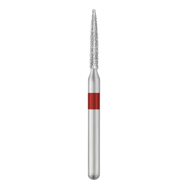 Ohio Forge FG #862.012 Fine, Flame Shaped, Single Use Diamond Bur, 25/Pk - Ohio Forge FG #862.012 Fine, Flame Shaped, Single Use Diamond Bur, 25/Pk. - Image 1