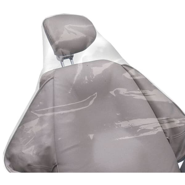 Maxill PolyAll Plastic Half Length Dental Chair Protector, 28" x 31.75", Clear, 180/Box - PolyAll Plastic Half Length Dental Chair Protector, 28" x 31.75", Clear, 180/Box - Image 1