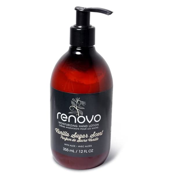 renovo Hand Moisturizer, Vanilla Sugar Scented, 12 oz Pump Bottle, Contains Aloe - renovo Hand Moisturizer - Vanilla Sugar Scented 12oz Pump Bottle. Contains Aloe - Image 1