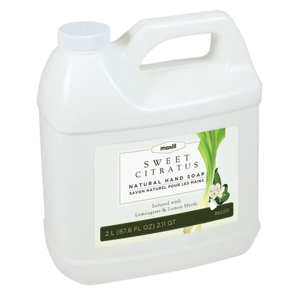 Maxill Sweet Citratus Natural Hand Soap, 2.11 qt Jug - Maxill Sweet Citratus Natural Hand Soap, 2.11 qt Jug - Image 1