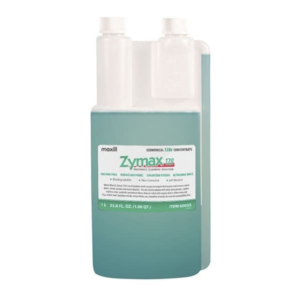 Maxill Zymax 128 Enzymatic Concentrated Cleaner, 1:128 Dilution, 33.8 oz Bottle, Mint Scent - Zymax 128 Enzymatic Concentrated Cleaner (Dilution Ratio 1:128), 33.8 oz Bottle - Image 1