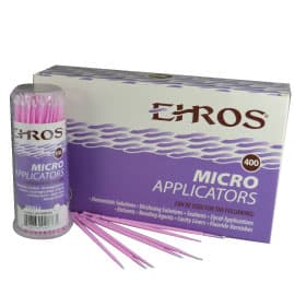 Ehros X-Small Micro-applicators with Fine Tip, Pink, 400/Box (4 Tubes of 100), 01KWVT5YN819N8RR935Z9E5S5M - Ehros X-Small Micro-applicators with Fine tip - Pink, 400/Bx. 4 tubes of 100 - Image 1