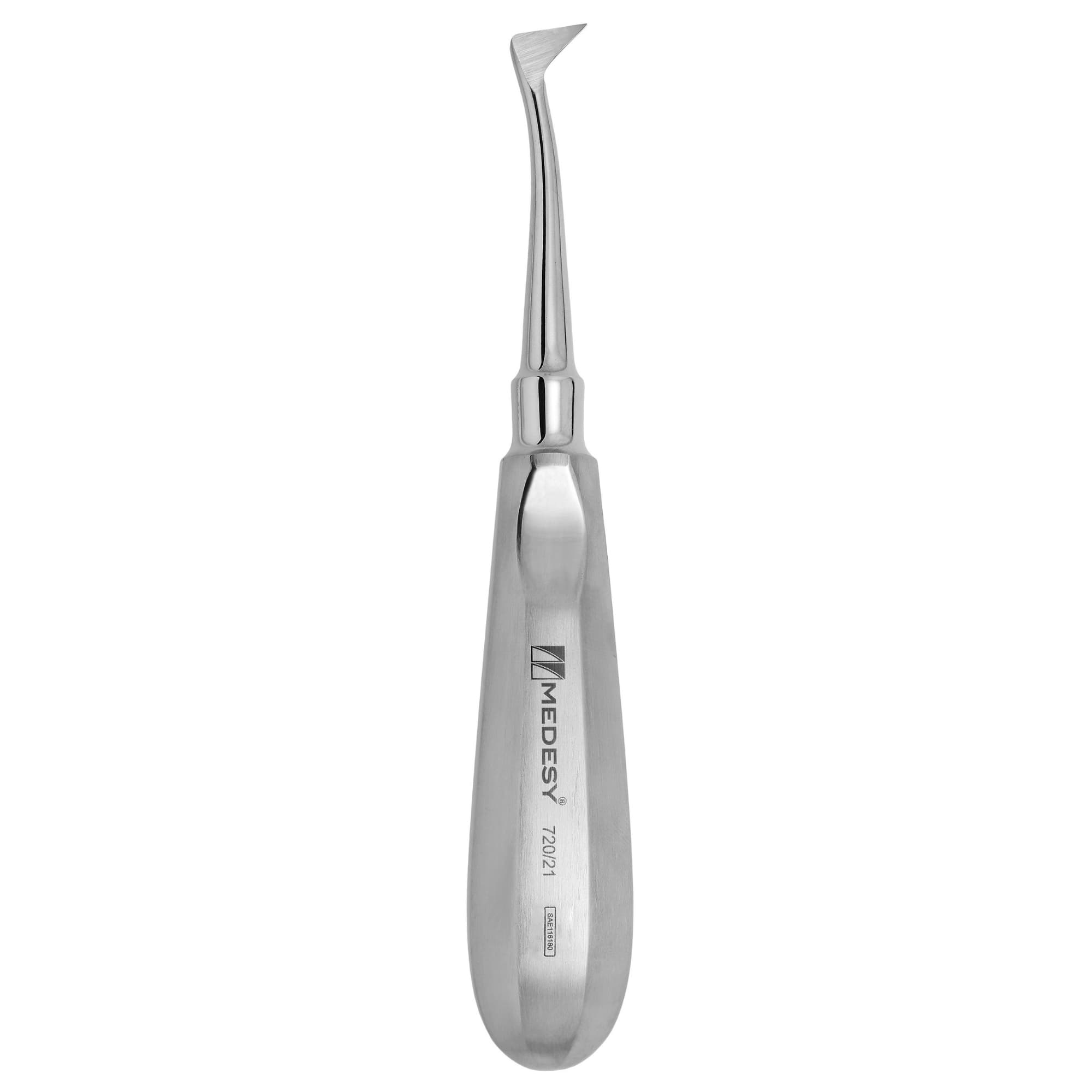 Medesy Left Seldin Root Elevator, Stainless Steel Handle, 12mm Tip, 1/Pk - Medesy Left Seldin Root Elevator w/Stainless Steel Handle, 12mm Tip, 1/Pk - Image 1