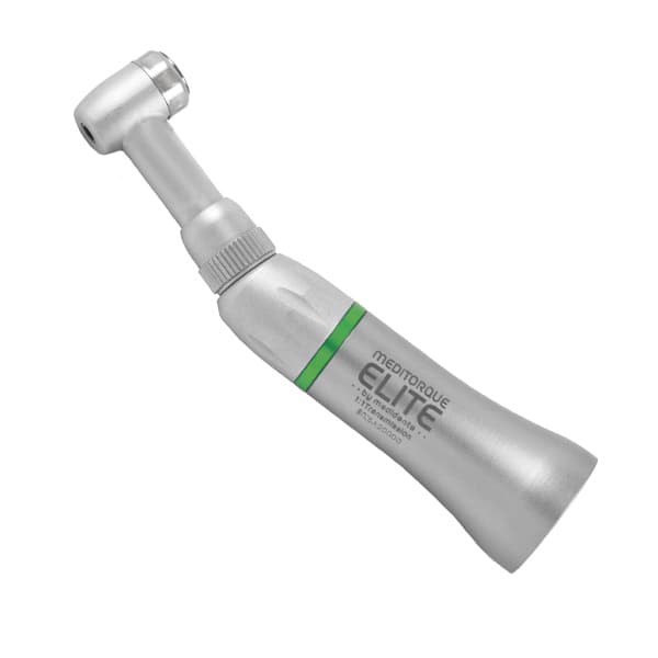 Meditorque Elite 25k Push Button Latch 4:1 Reduction Contra Angle E-type Handpiece - Meditorque Elite 25k Push Button Latch 4:1 Reduction Contra Angle E-type - Image 1
