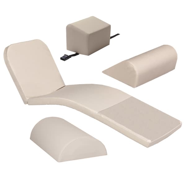 MediPosture Classic Dental Chair Overlay System, Beige, Single System (4-Piece Set) - MediPosture Classic Dental Chair Overlay System, Beige, Single System. Includes: - Image 1