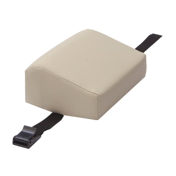 MediPosture 4" Classic Dental Headrest Cushion, Adjustable Fit, Beige, Single Cushion - MediPosture 4" Classic Dental Headrest Cushion, Adjustable Fit, Beige, Single Cushion. - Image 1