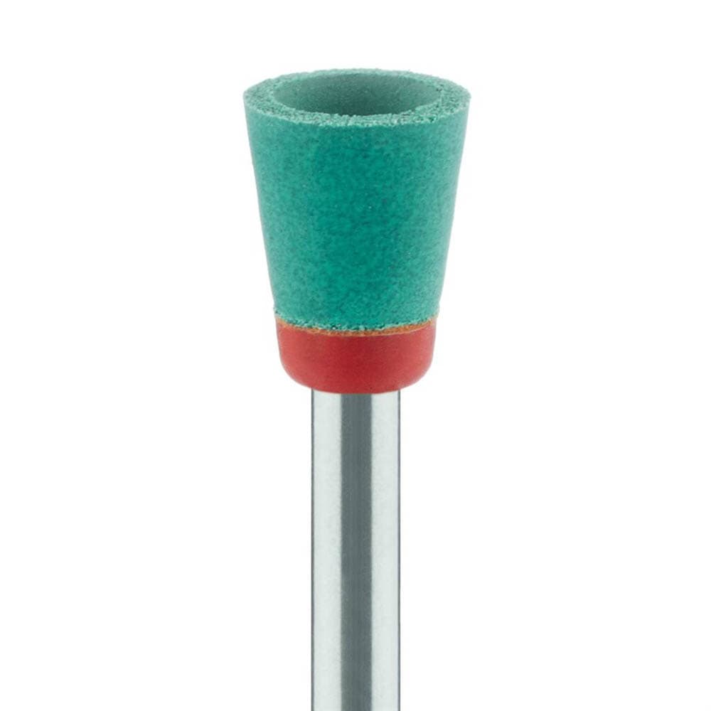 Meisinger Diamond Polisher Cup, Coarse Grit, Green/Orange, RA, 2/Pk - Diamond Polisher Cup Coarse Green/Orange RA 2/Pk - Image 1