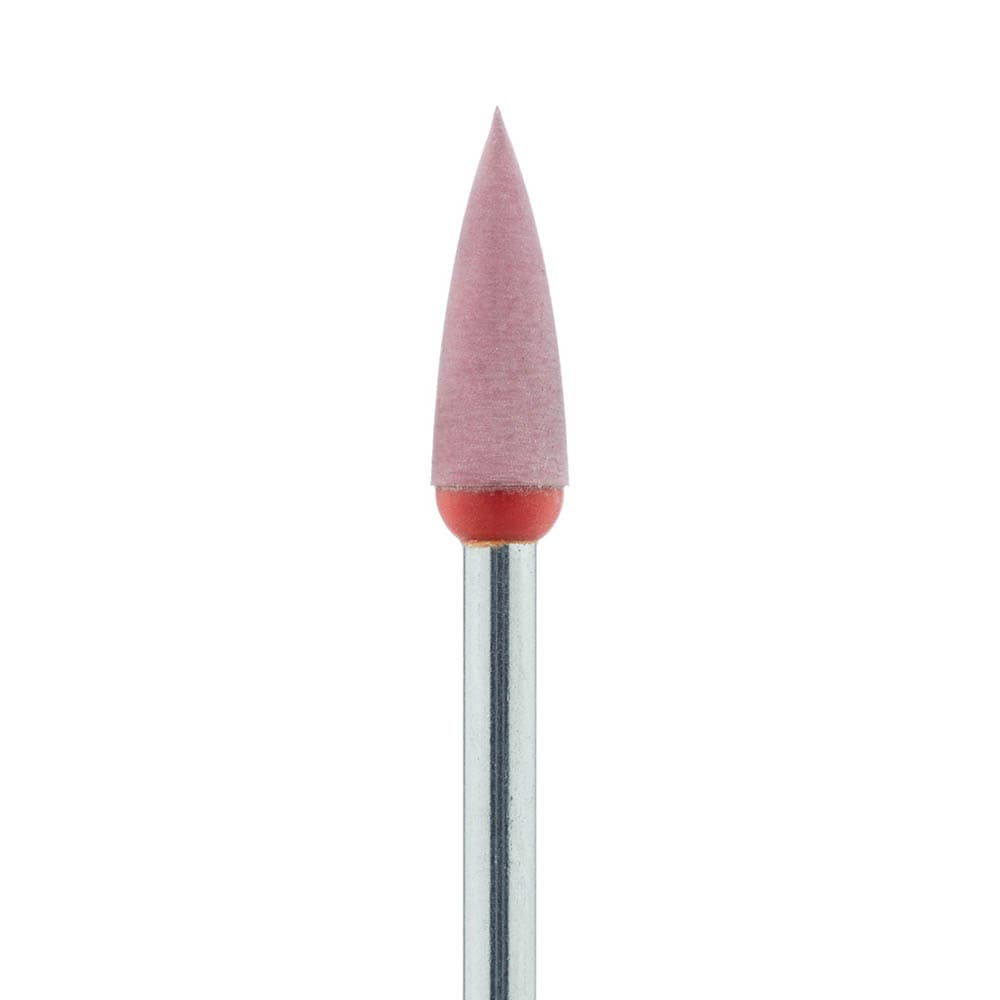 Meisinger Diamond Polisher, Flame Shape, Fine Red/Orange Grit, HP Shank, 2/Pk, 9742F-040-HP-R/O - Diamond Polisher, Handpiece, Flame, Fine, Red/Orange, 2/Pk, 9742F-040-HP-R/O - Image 1