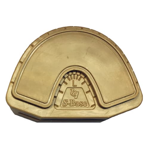 BesQual S-Base No Pin Blanks (Opposing), Lower Anterior Arch, 100/Box, Brown - BesQual S-Base No Pin Blanks (Opposing), Lower Anterior Arch, 100/Box, Brown - Image 1