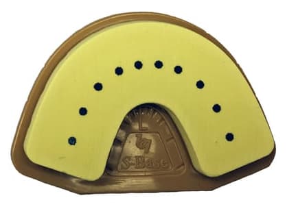 BesQual S-Base Pinned Stone Base, Lower Anterior Arch, 100/Box - BesQual S-Base Pinned Stone Base, Lower Anterior Arch, 100/Box - Image 1