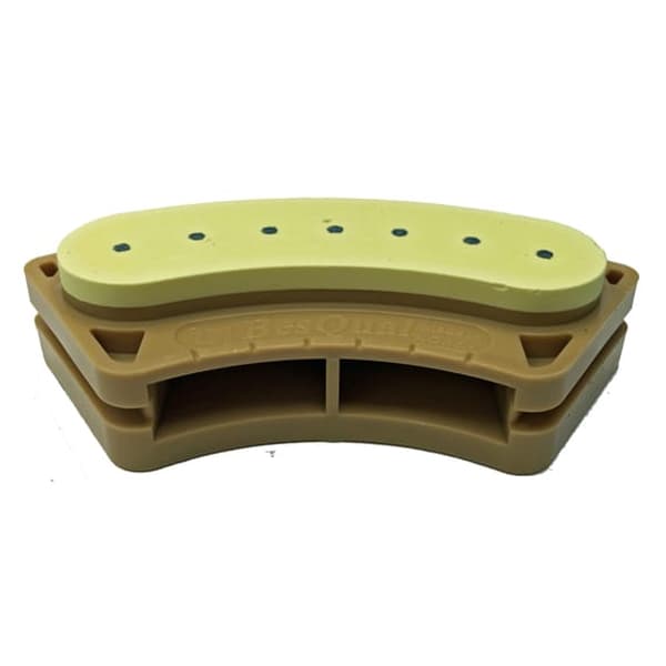 BesQual S-Base Pinned Stone Base, Upper or Lower Partial Quadrant, 100/Box - BesQual S-Base Pinned Stone Base, Upper or Lower Partial Quadrant, 100/Box - Image 1