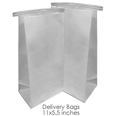 BesQual Denture Delivery Bags, 11" x 5.5", Tin Tie Closure, 500/Pk - BesQual Denture Delivery Bags 11" x 5.5", 500/Pk. Safely transport your - Image 1