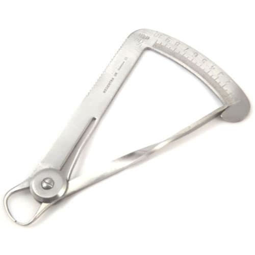 BesQual iWanson Crown Gauge - Metal Caliper, Pointed Tip, 0-10mm Range, 4 inch - BesQual iWanson Crown Gauge - Metal Caliper, Pointed Tip. Range: 0-10mm. 4 inch - Image 1