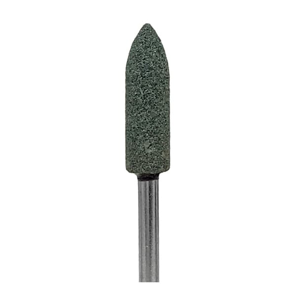 BesQual Green HP Mounted Grinding Stone G013 - Bullet, 100/Pk - BesQual Green HP Mounted Grinding Stone G013 - Bullet 100/Pk. Excellent - Image 1