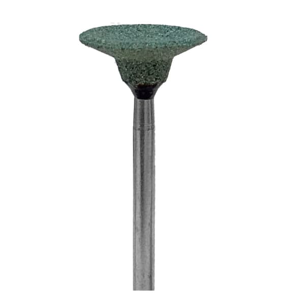 BesQual Green HP Mounted Grinding Stone G033, Concave, 100/Pk - BesQual Green HP Mounted Grinding Stone G033 - Concave 100/Pk. Excellent - Image 1