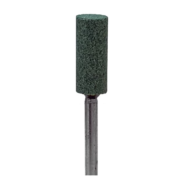 BesQual Green HP Mounted Grinding Stone GO39 - Barrel Shape, 100/Pk - BesQual Green HP Mounted Grinding Stone GO39 - Barrel 100/Pk. Excellent - Image 1