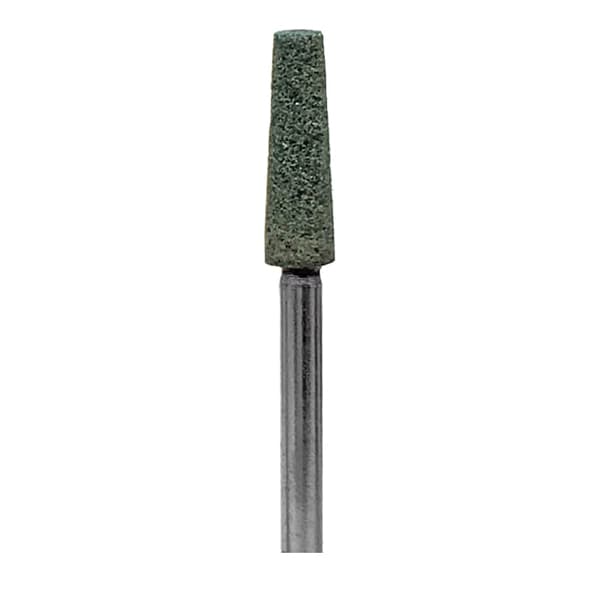 BesQual Green HP Mounted Grinding Stone G020 - Flat End Taper, 100/Pk - BesQual Green HP Mounted Grinding Stone G020 - Flat End Taper 100/Pk. Excellent - Image 1