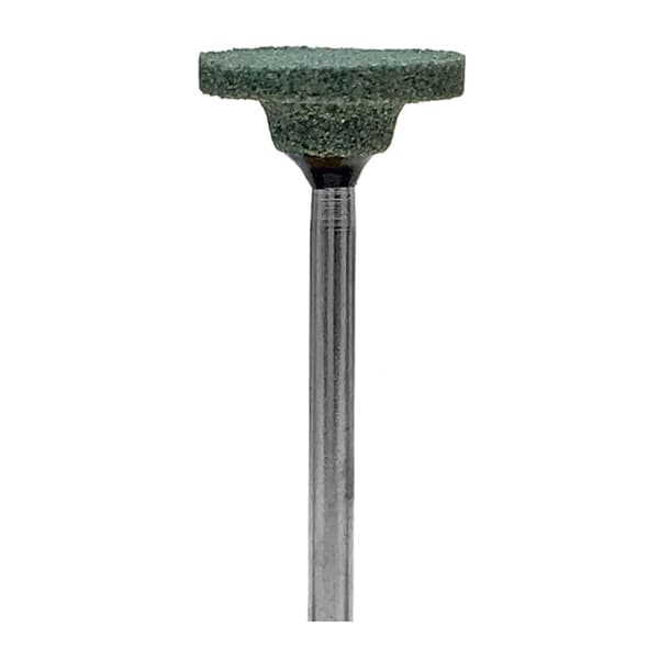 BesQual Green HP Mounted Grinding Stone G011 - Wheel/Square-Edge, 100/Pk - BesQual Green HP Mounted Grinding Stone G011 - Wheel / Square-Edge 100/Pk - Image 1