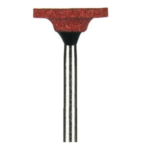 BesQual Coral/Red HP Mounted Grinding Stone C011 - Wheel, Coarse, 100/Pk - BesQual Coral/Red HP Mounted Grinding Stone C011 - Wheel 100/Pk. Coarse. Great - Image 1