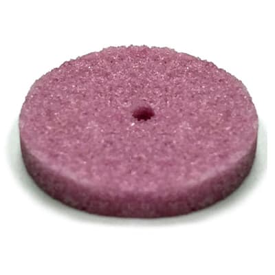 BesQual Pink Unmounted Grinding Stone Wheel, 20 x 3.0 mm, 100/Box - BesQual Pink Unmounted Grinding Stone 20 x 3.0 mm Wheel, 100/Box. - Image 1