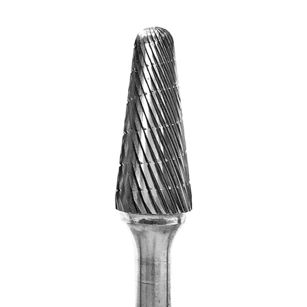 BesQual B-1/2 Cone Lathe Carbide Bur, 1/4" HP Shank, 1/Pk - BesQual B-1/2 Cone Lathe Carbide Bur, 1/4" HP Shank, 1/Pk - Image 1