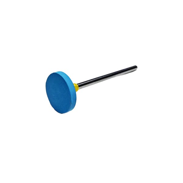 BesQual Rubber Diamond Impregnated Polisher, HP Shank 2.35 mm, Size D 15 x 3.5 mm, 1/Pk - BesQual Rubber Diamond Impregnated Polisher 1/Pk - Image 1