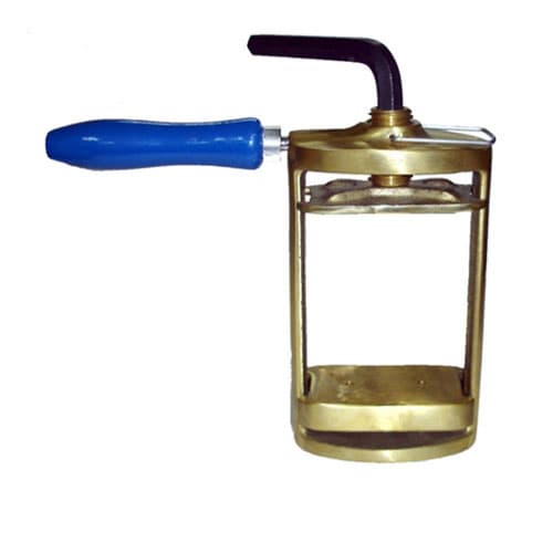 BesQual Two Flask Denture Compress, Bronze Metal, with Allen Wrench and Handle, 6 lbs - BesQual Two Flask Denture Compress. Made of bronze metal that will last - Image 1