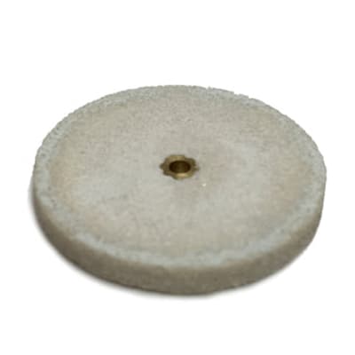 BesQual Heatless Unmounted Wheel #2, White, 25 x 3.1 mm, Aluminum Oxide, 50/Box - BesQual Heatless Unmounted Wheel #2, White, 50/Box. Size: 25 x 3.1 mm, Aluminum Oxide - Image 1