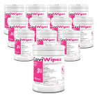 Metrex CaviWipes Disposable Disinfecting Towelettes, Large 6" x 6.75", 160 Wipes per Can, Case of 12 Cans - CaviWipes Towelettes *Case of 12 Cans* (Large: 6" x 6.75") 160/Can - Image 1