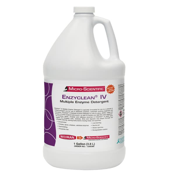 Enzyclean IV Multiple Enzyme Detergent, 1 Gallon, Concentrated - Enzyclean IV Multiple Enzyme Detergent, 1 Gallon, concentrated. Specially - Image 1