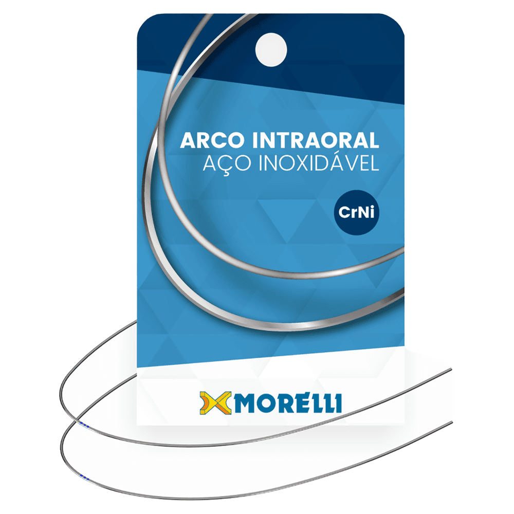 Morelli 0.016" Stainless Steel CrNi Round Archwire, Natural, Lower, 10/Pk - Morelli Ã.016" Stainless Steel CrNi Round Archwire, Natural, Lower, 10/Pk - Image 1