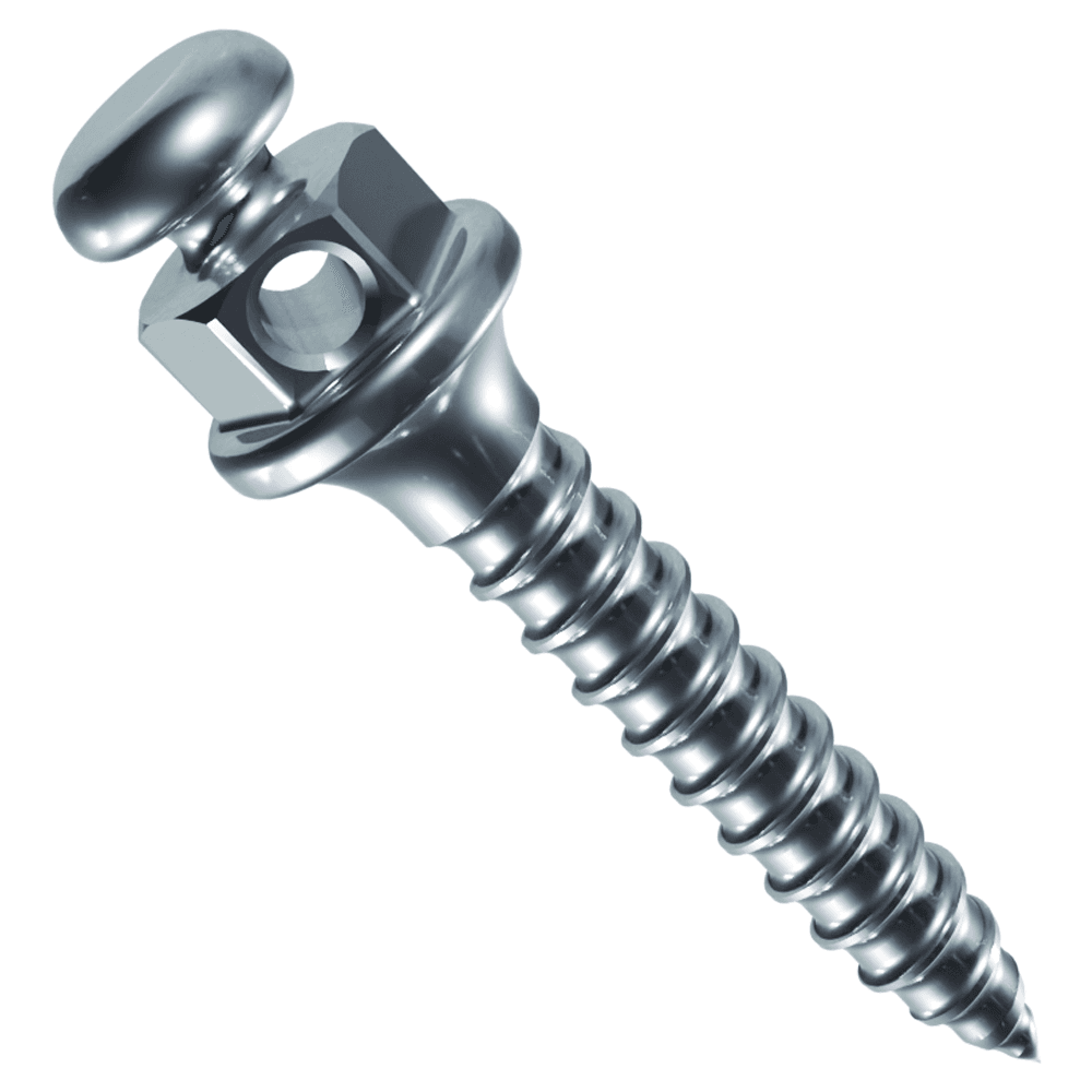 Morelli Titanium Button Head Self-Drilling Mini Screw, Ø1.5mm x 8mm, 1mm Collar, 2/Pk - Morelli Titanium Button Head Self-Drilling Mini Screw, Ã1.5mm / 8mm / 1mm Collar, 2/Pk - Image 1