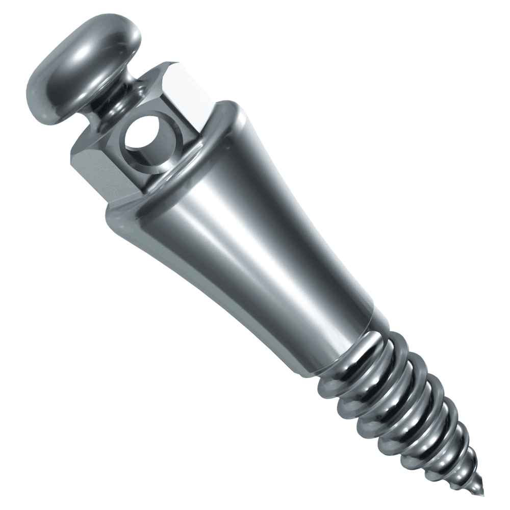 Morelli Extrarradicular Stainless Steel Button Head Self-Drilling Mini Screw, Ø2mm x 5mm Thread, 4mm Collar, 1/Pk - Morelli Extrarradicular Stainless Steel Button Head Self-Drilling Mini Screw, Ã2mm / 5mm / 4mm Collar, 1/Pk - Image 1