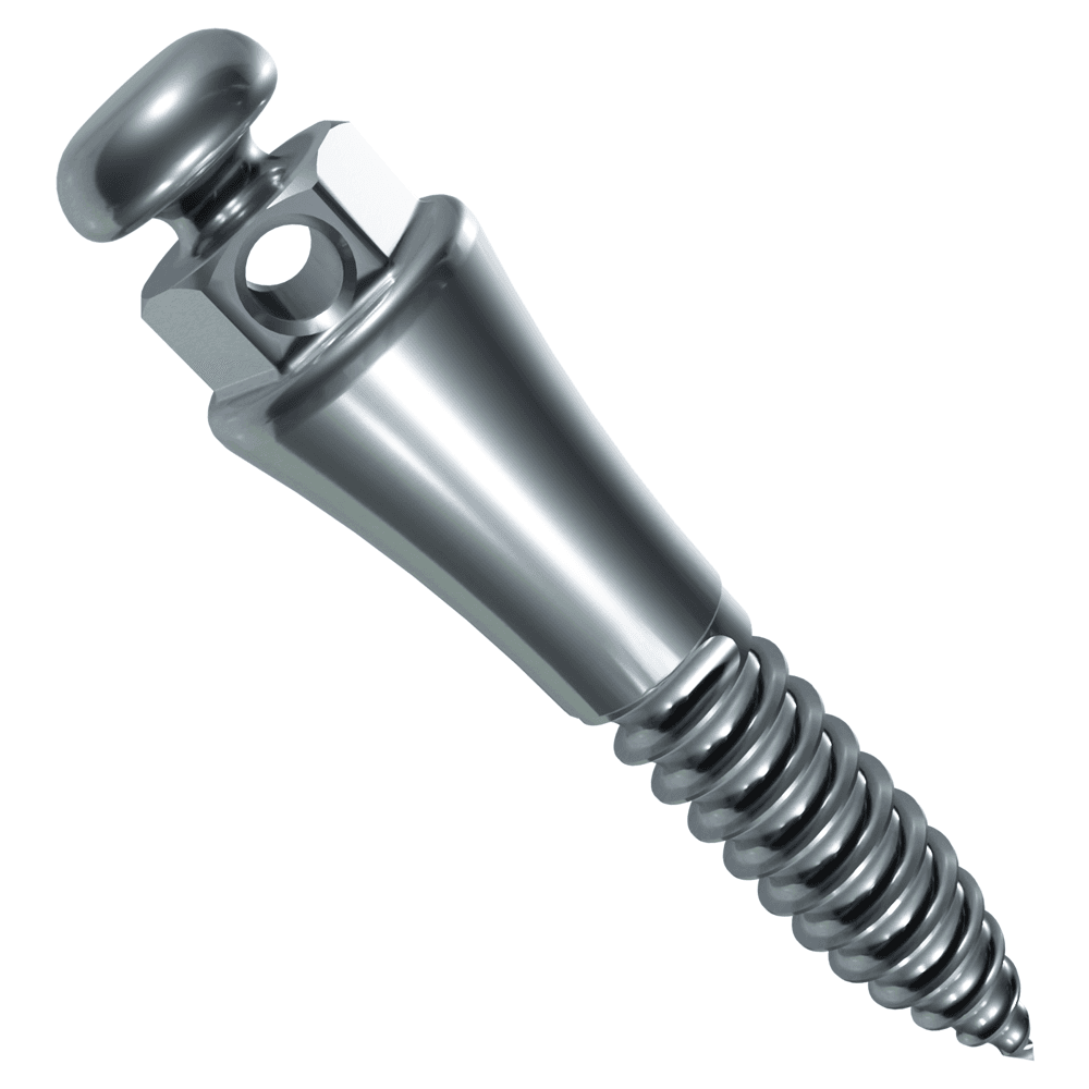 Morelli Extrarradicular Stainless Steel Button Head Self-Drilling Mini Screw, Ø2mm x 7mm Thread, 4mm Collar, 1/Pk - Morelli Extrarradicular Stainless Steel Button Head Self-Drilling Mini Screw, Ã2mm / 7mm / 4mm Collar, 1/Pk - Image 1