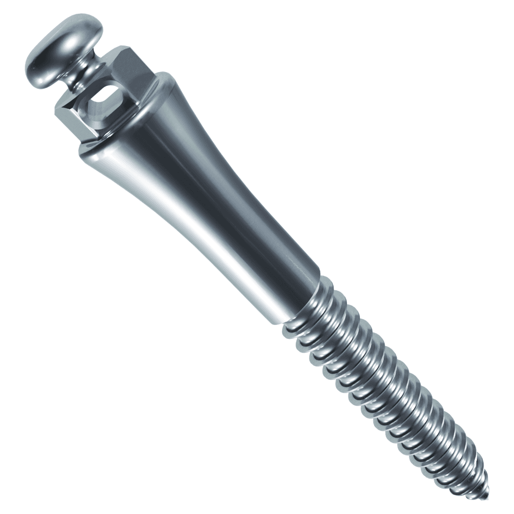 Morelli Titanium Button Head Self-Drilling Mini Screw, Ø2.0mm x 10mm, 6mm Collar, 1/Pk - Morelli Titanium Button Head Self-Drilling Mini Screw, Ã2.0mm / 10mm / 6mm Collar, 1/Pk - Image 1