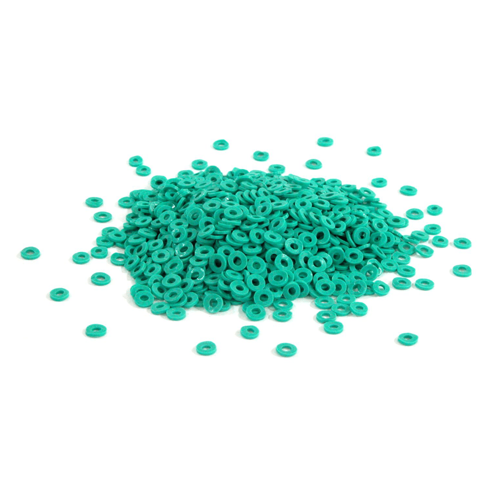 Morelli 3/16" Radiopaque Elastomeric Single Separators, Large, Green, 1000/Pk - Morelli Ã3/16" Radiopaque Elastomeric Single Separators, Large, Green, 1000/Pk - Image 1