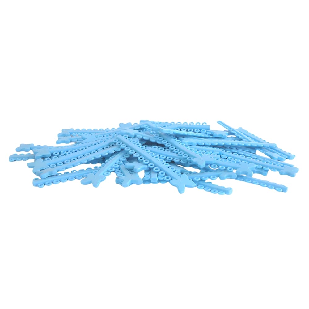 Morelli Elastomeric Ligature Ties, Baby Blue, 1000/Pk - Morelli Elastomeric Ligature Ties, Baby Blue, 1000/Pk - Image 1