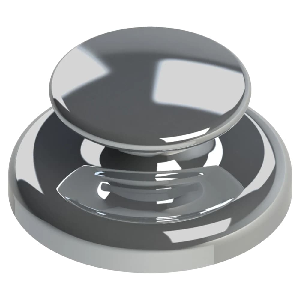 Morelli Stainless Steel Bondable Lingual Button, Convex, 2.5mm Mushroom Head, 3.5mm Micropin Base, 10/Pk - Morelli Stainless Steel Bondable Lingual Button, Convex, 10/Pk - Image 1