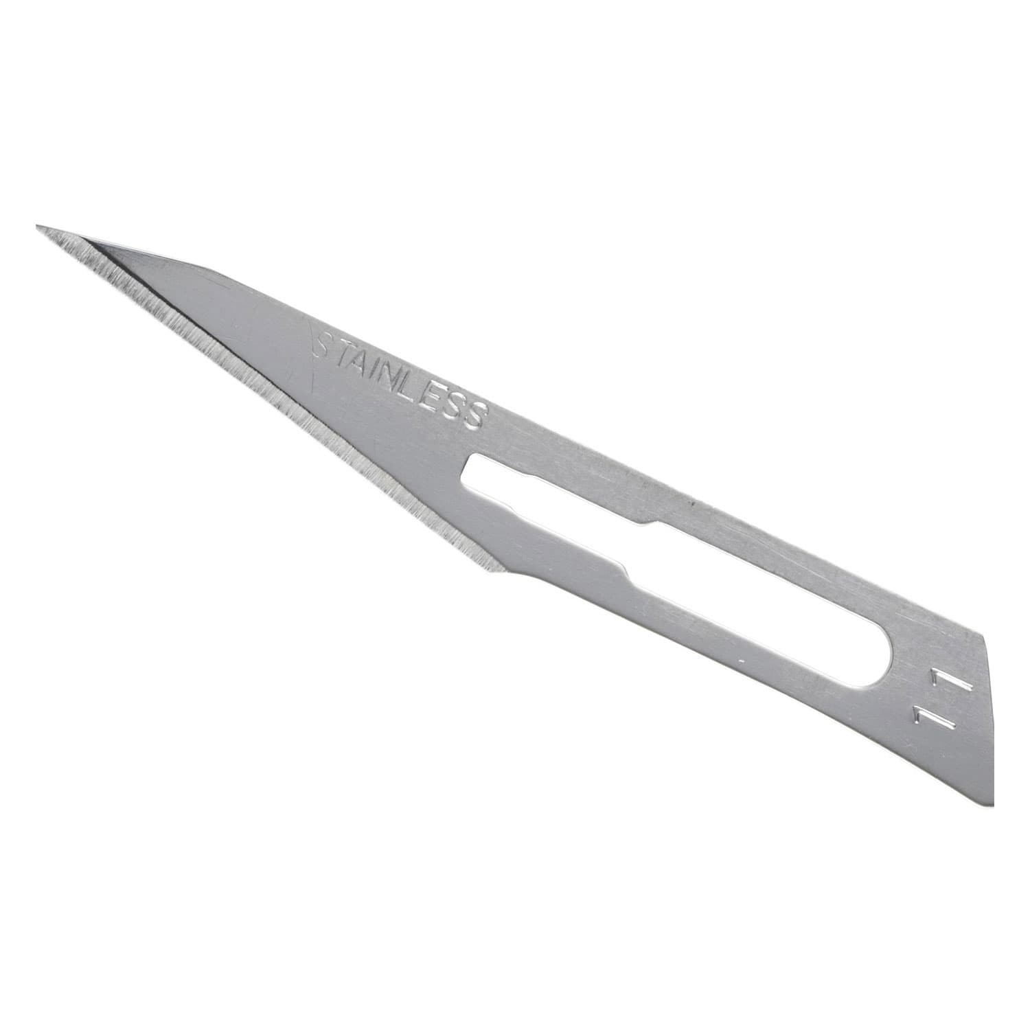 Myco Medical #11 Sterile Stainless Steel Surgical Scalpel Blades, 100/Bx - Myco Medical #11 Sterile Stainless Steel Surgical Scalpel Blades 100/Bx - Image 1