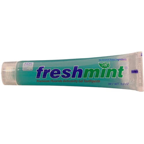 Fresh Mint Gel Toothpaste with Fluoride, 3 oz Tube, 72/Case - Toothpaste Freshmint Clr - Image 1