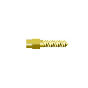 Nordin Screw Posts Golden Plated Cylindrical Cross Head Refill S2, Lead Free Alloy, 12/Pack, #03-005 - Screw Posts Golden plated Cylindrical Cross Head Refill S2, lead free alloy, 12 - Image 1