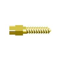Nordin Screw Posts Golden Cylindrical Cross Head Assortment 60, Lead Free Alloy, #03-001 - Screw Posts Golden Cylindrical Cross Head Assortment 60, lead free alloy - Image 1