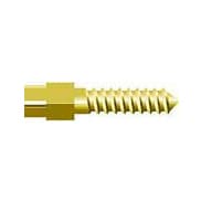 Nordin Screw Posts Golden Plated Cylindrical Cross Head Refill S4, Lead Free Alloy, 12/Pack, #03-007 - Screw Posts Golden plated Cylindrical Cross Head Refill S4, lead free alloy, 12 - Image 1