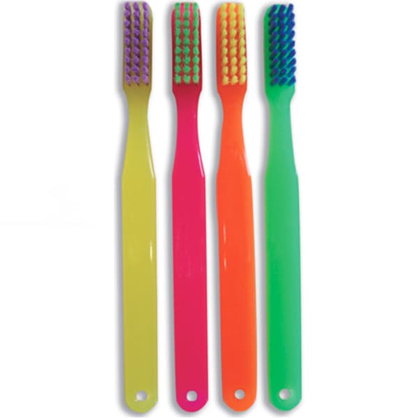 Oraline Child Toothbrush, 27 Tufts, Extra Soft Bristles, Assorted Multi-Colored Handles, 144/Bx - Oraline Child Toothbrush, 27 tufts, extra soft bristles, Assorted Multi-Colored - Image 1