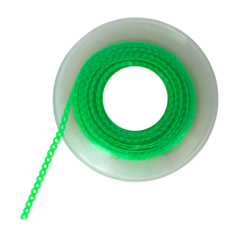 Ortho Shop 15ft Elastomeric Power Chain, Continuous, Lime, Single Spool - Ortho Shop 15ft Elastomeric Power Chain, Continuous, Lime, Single Spool - Image 1
