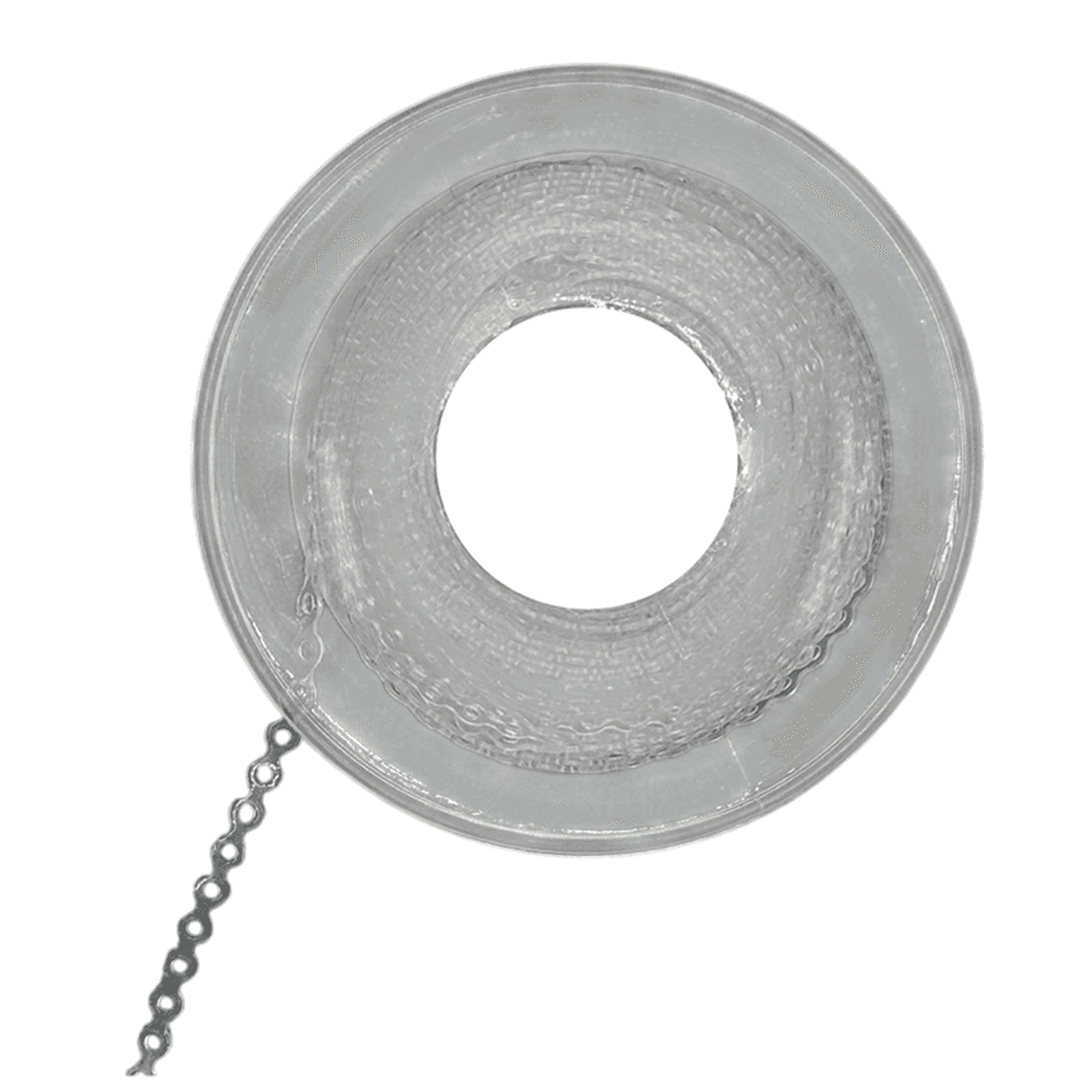 Ortho Shop 15ft Elastomeric Power Chain, Short, Clear, Single Spool - Ortho Shop 15ft Elastomeric Power Chain, Short, Clear, Single Spool - Image 1