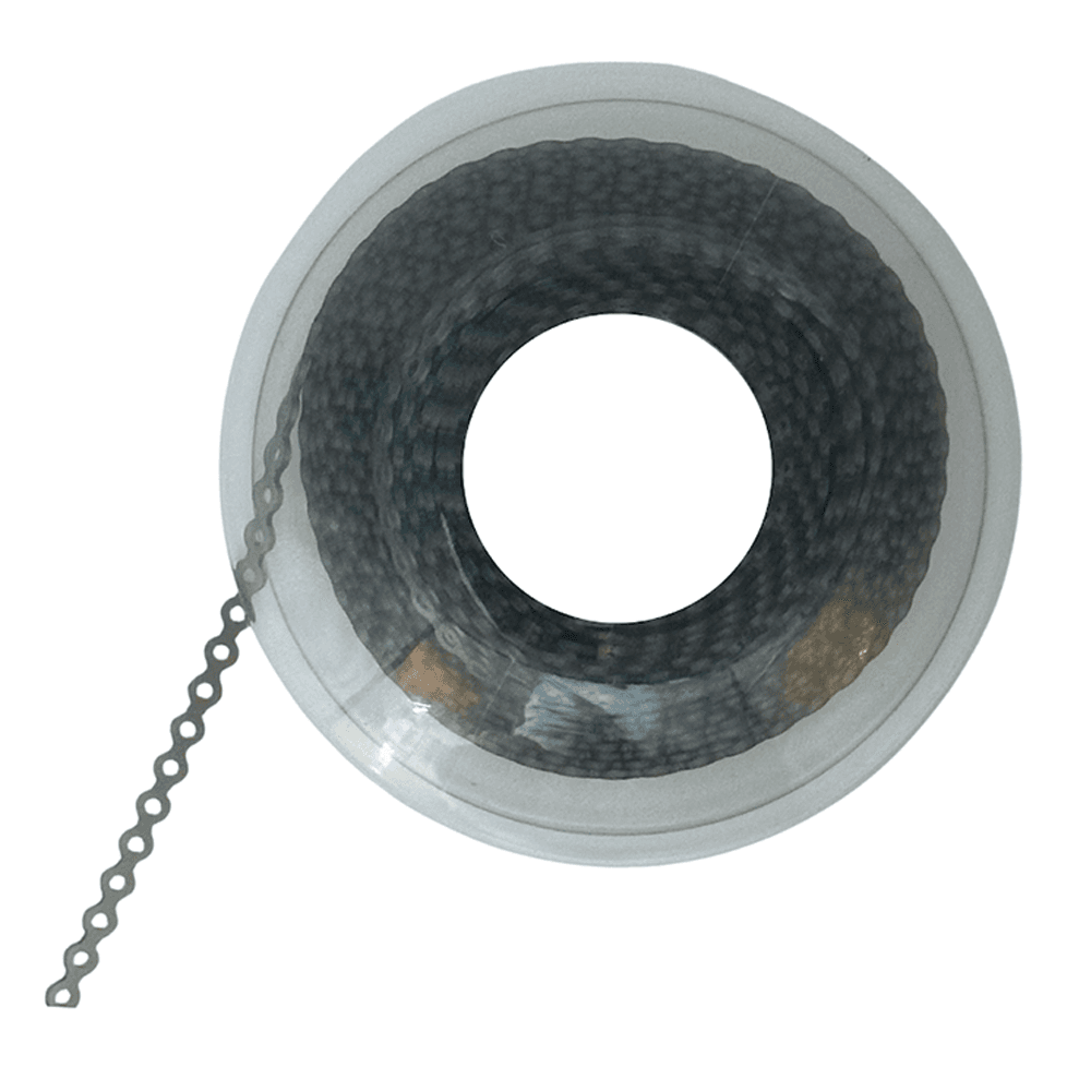Ortho Shop 15ft Elastomeric Power Chain, Short, Silver, Single Spool - Ortho Shop 15ft Elastomeric Power Chain, Short, Silver, Single Spool - Image 1