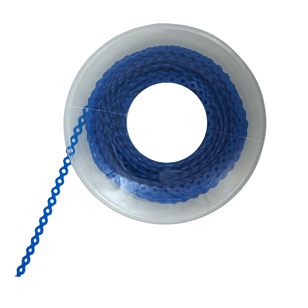Ortho Shop 15ft Elastomeric Power Chain, Short, Blue, Single Spool - Ortho Shop 15ft Elastomeric Power Chain, Short, Blue, Single Spool - Image 1