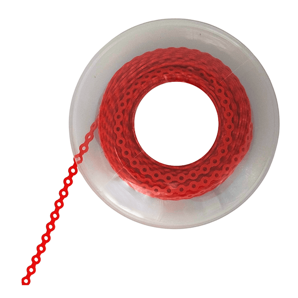 Ortho Shop 15ft Elastomeric Power Chain, Long, Fire Red, Single Spool - Ortho Shop 15ft Elastomeric Power Chain, Long, Fire Red, Single Spool - Image 1