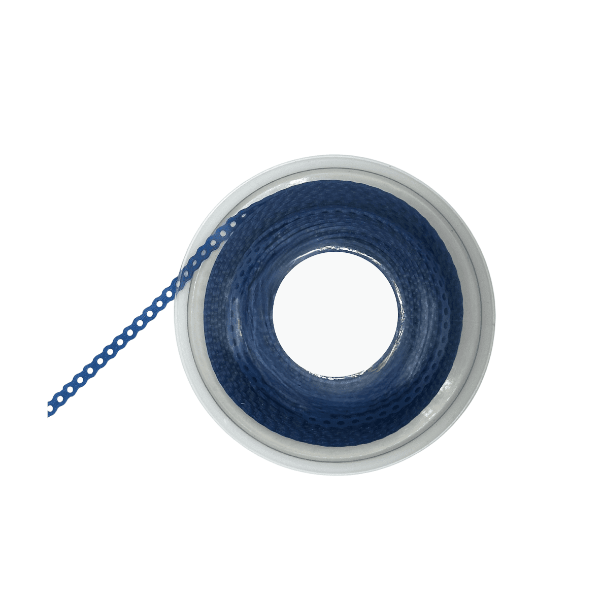 Ortho Shop 15ft Elastomeric Power Chain, Continuous, Metallic Blue, 1/Pk - Ortho Shop 15ft Elastomeric Power Chain, Continuous, Metallic Blue, 1/Pk - Image 1